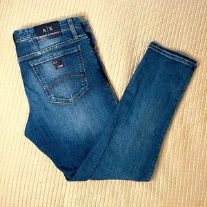 Armani Exchange men's pants, blue, skinny. Stretch, j14